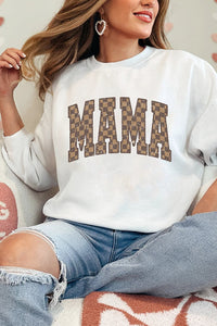 Checkerboard MAMA Sweatshirt